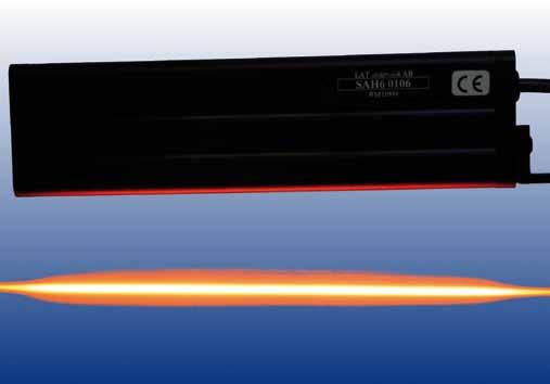 Line lights with fresnel lens This line light series is designed for line scan camera applications. It produces a very thin light beam of 4 mm width. The standard working distance is 40 mm.