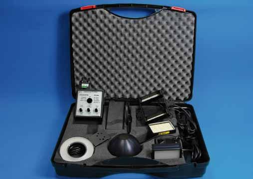 Demo/laboratory lighting kit Different environmental conditions for machine vision applications can often make the choice of suitable lighting difficult.