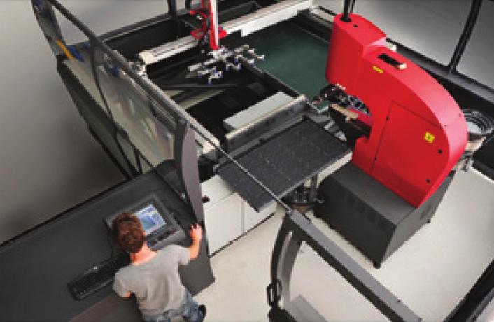 Unmanned production time of up to 8 hours depending on workpiece sizes All the advantages of the Haeger 824OneTouch-4e machine combined with an easy to program and easy to set up Robotic Sheet