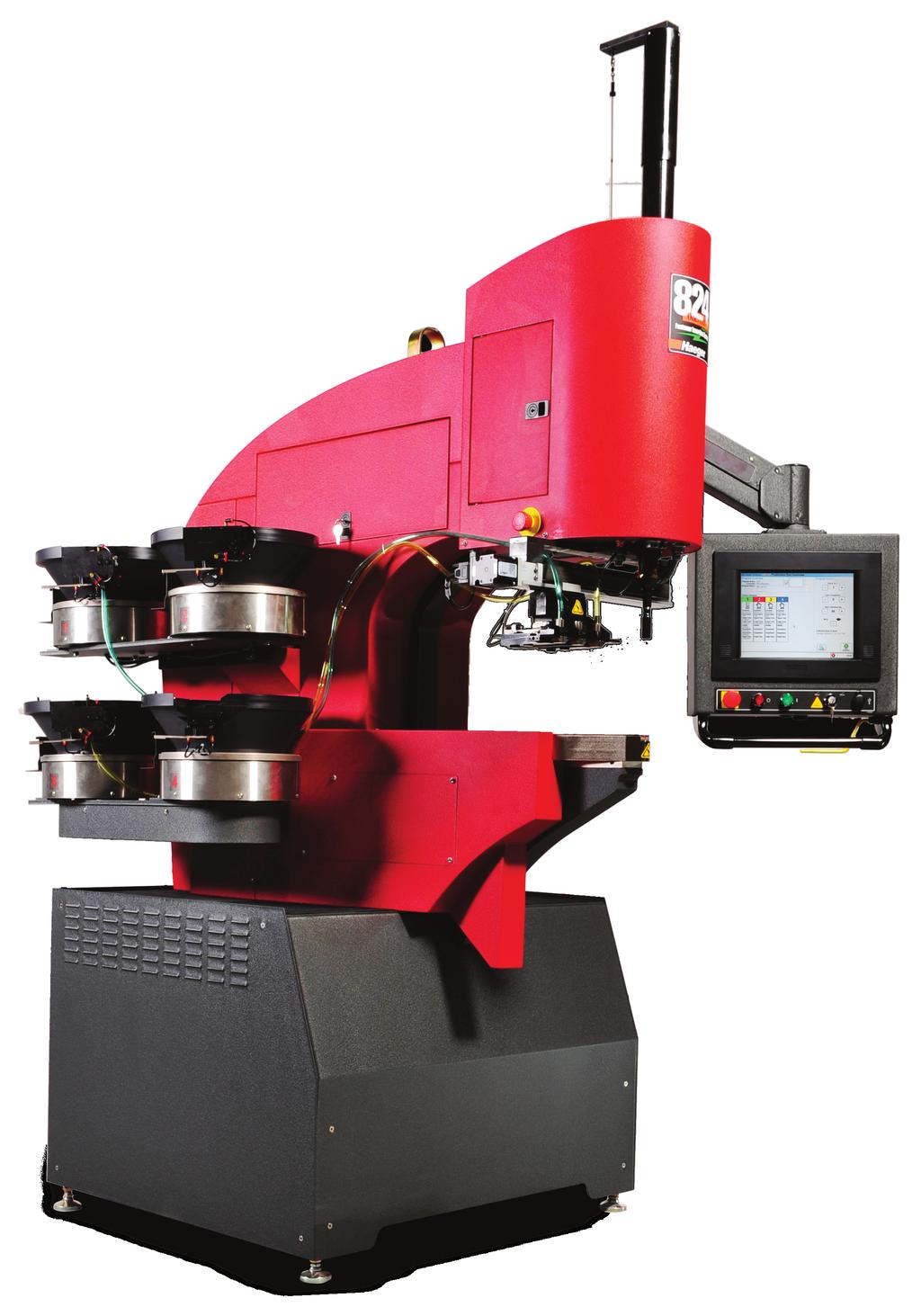 FASTENER INSERTION EQUIPMENT 824 OneTouch 4 Fastener Insertion System Combine Maximum Productivity and Process Control with Ease of Setup 4 Station Automatic Lower Tool Changer An integrated
