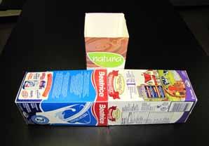 Part IIb -The Downwashing Effect Cut the top end off of three of the cartons. Lay two of the cartons horizontally and glue or tape them together along the cut edges, as in figure 8.