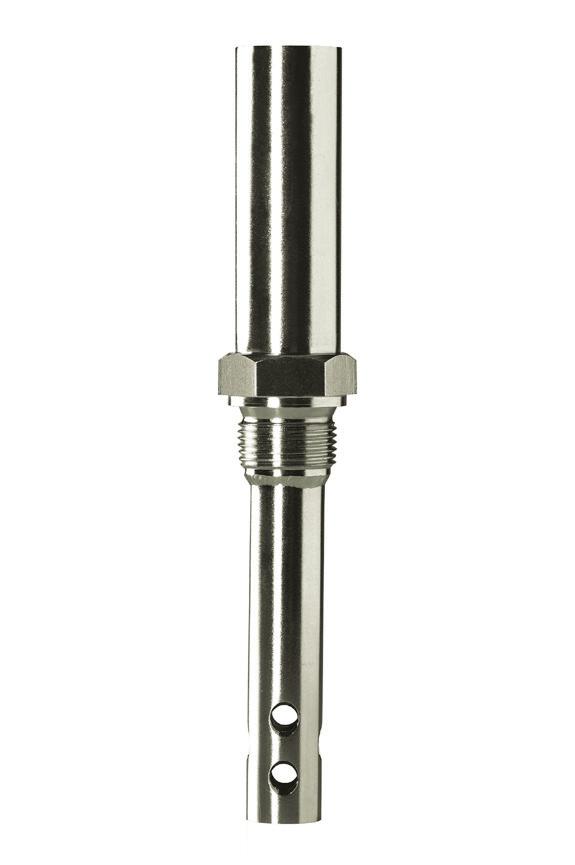 ph measurement Screw-in fitting for ph electrodes The screw-in fitting enables a simple and low priced installation of combination ph or ORP/Redox electrodes with a length of 120 mm in pipes or