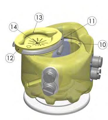 posterior screws (6) Adjust intra-ocular pressure with anterior screws (5) Suction-cup