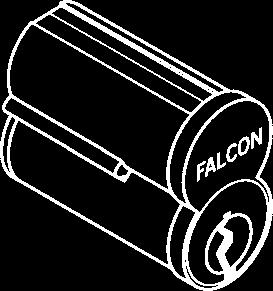 Falcon - Cylinders & Keys Interchangeable Standard IC core uses a single spring cover.