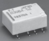 ULTRA MINIATURE -POLES A (LOW PROFILE SIGNAL RELAY) FTR-B3 SERIES RoHS compliant Features DPDT C Ultra miniature low profile relay with high heat resistant material Height: 5.45mm, Weight:.