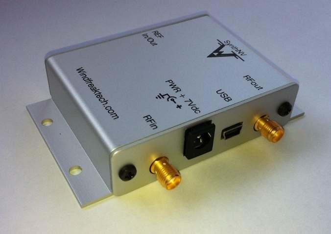 SynthNV - Signal Generator / Power Detector Combo The Windfreak SynthNV is a 34.4MHz to 4.