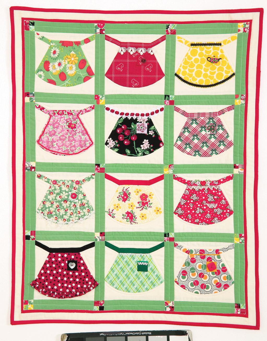 Women would trade apron patterns and embellishments much as they traded recipes.