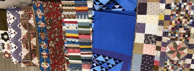 She traveled from Toronto to bring her fabulous quilts, large to small, displaying her intricate small piecing work.