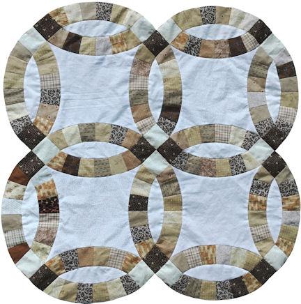 MON. THURS. Four Day Workshops 400 series 405 Double Wedding Ring Linda Miller Make your own version of this quilt that everyone can identify a Double Wedding Ring pattern.
