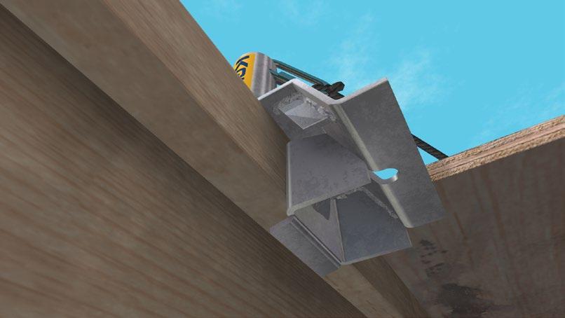 Secondary timber beam clamp Primary