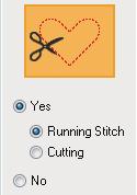 c () Applique Material () Applique Position () Tack down () Covering Stitch (5) Create an applique with hole sewing Specify cutting lines