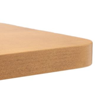 Laminate Top Straight Exposed Plywood Laminate Edge Band or Corresponding Laminate Edge Band 0.028 All measurements in inches.