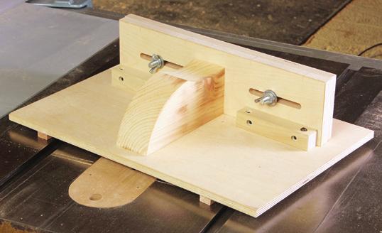 The only catch is that you need a jig to help you hold and position your workpieces as you make the cuts.