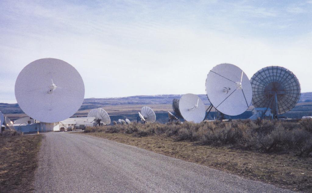 The Brewster facility s antennas (Figure 2) range in size from 3.5-m (11.5-ft) Ku-band models and a variety of intermediate dishes to one 30-m (98.4-ft) C-band behemoth.