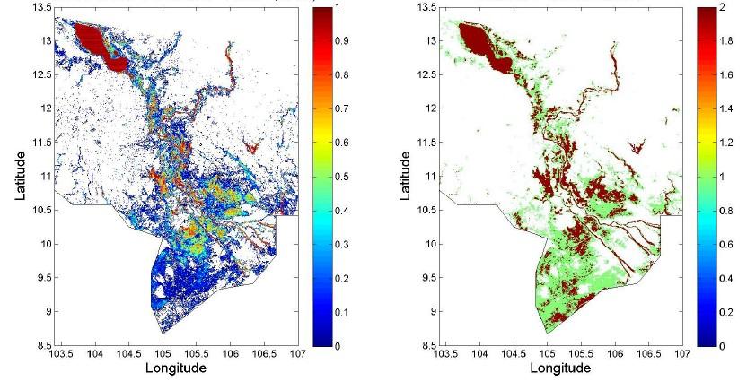 Science from Space Example of a PhD results (Pham Duc Binh, at Paris Observatory): Satellite remote sensing of the variability of the continental hydrology
