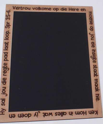 Note board Laser cut note board 3mm