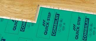 Underlay is not an idle luxury CLICK on timber Installing your timber floor is easy thanks to the patented Uniclic Multifit click system.