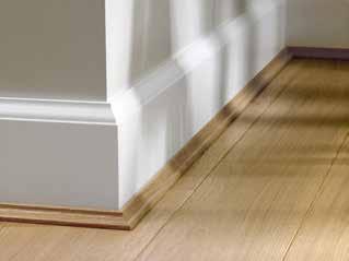 For safety reasons, always glue the floor panels on the stairs of your staircase.