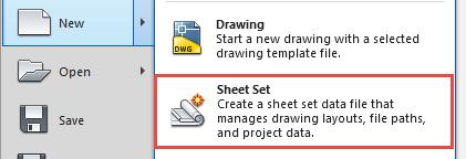 My Sheet Set Project Within the first section of our tutorial we created a Sheet Set Template and a Drawing Template to be used in conjunction
