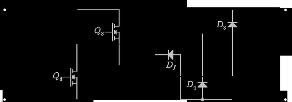 The electric circuit diagrams correspond to their respective core diagrams by the ports marked a, b, c, d.