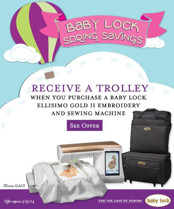 Baby Lock is Sponsoring a 0% Financing SPECIAL Weekend: May 23rd through 27th, 2014!