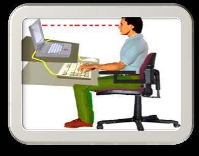 Setting up your work station (Portable Equipment Users) Use this in addition to the guidance in Appendix one for fixed DSE Option Use a separate keyboard and mouse; with most Laptops you can just