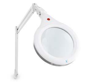 OTHER MAGNIFIERS ULTRA SLIM LED MAGNIFYING LAMP XR D/E25080 Crystal clear 17.5cm (7 ) diameter lightweight acrylic lens, 3 diopter (1.