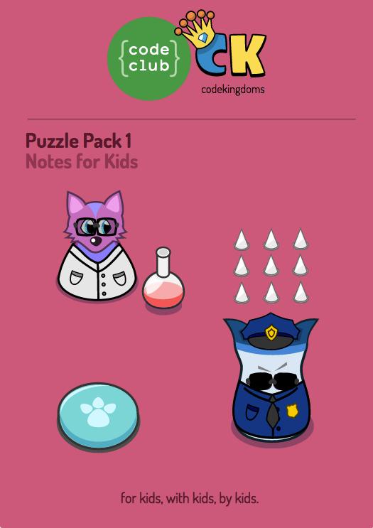designed to teach kids the basic of JavaScript Puzzle Packs A