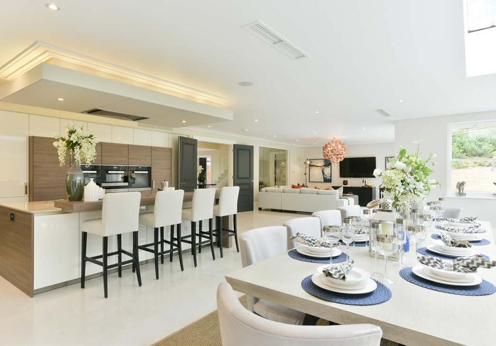 Kitchen / Family / Breakfast Integrated Miele appliances including Single oven x2 Steam Oven, Combination
