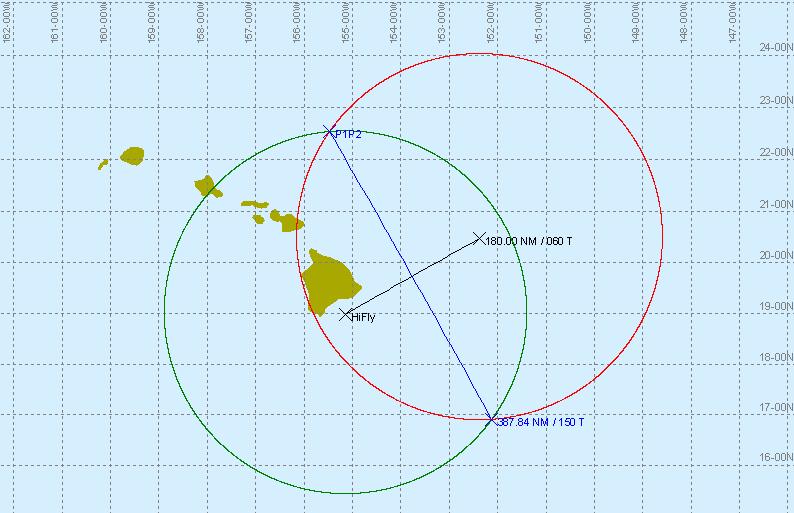 ICAO/IMO JWG-SAR/16 SD - 52 - Figure 4 - Plot of the intersect line 8. Plan the search.