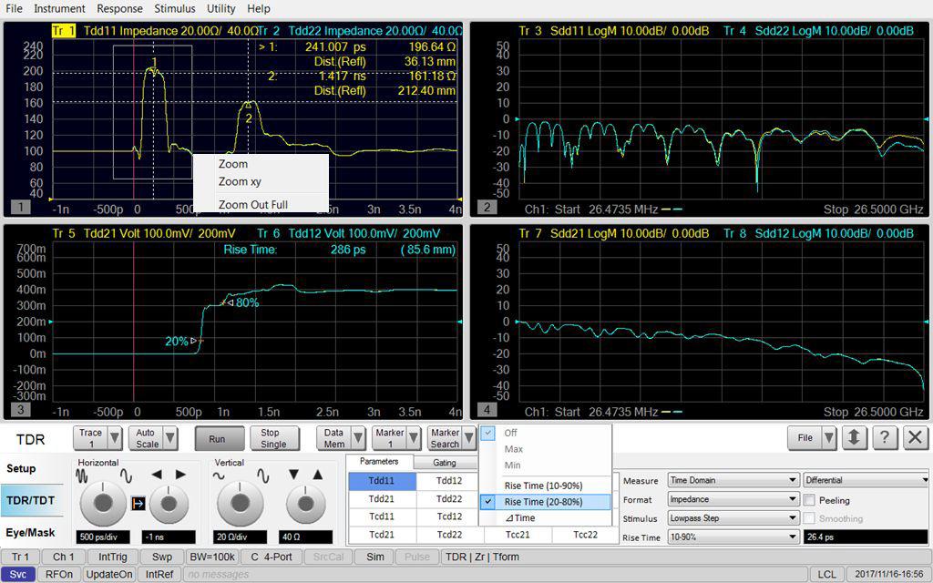 03 Keysight S93011A Enhanced Time Domain Analysis with TDR - Technical Overview Designed for Multi-Domain Challenges Quickly change between TDR/TDT Mode and Eye/Mask Mode with a single mouse click