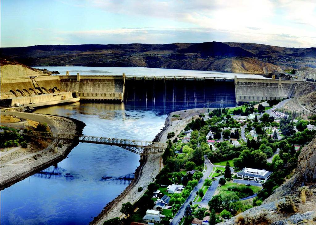 Exercise 3 Generator Operation with Speed and Voltage Regulation Procedure Outline Figure 47. View of the Grand Coulee Dam on the Columbia River in the state of Washington, USA.