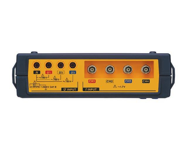 The ultimate in clamp-on power meters! 3 Sleek Design and Engineering The photo shows the 3169-21 with D/ A output.