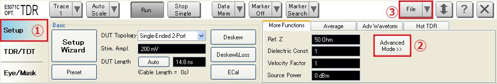 5.2. Instrument Setup This section describes the procedures for recalling the state file and VBA macro that support the instrument setup.