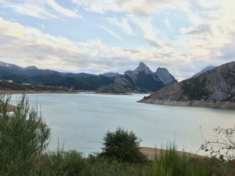 Riaño Reservoir and Peak