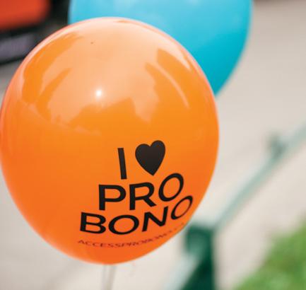Cy pres awards can support direct pro bono programs 12 Real impact: Pro Bono Canada supports pro bono programs that deliver free legal services annually to more than 36,000 low-income Canadians who