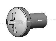 Engineering Design with SolidWorks Exercise 4.1e: MACHINE SCREW Part. SolidWorks Toolbox is utilized in this project for machine screws, nuts and washers.