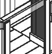 end-balusters first: tightly against 3x3" corner posts, 3/4" above deck boards.