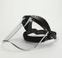 Dual prestretched polymer head straps require no user adjustments and prevent hair from catching in elastic.