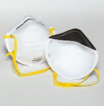 Fits over dust masks, respirators and glasses without obstructing your view.