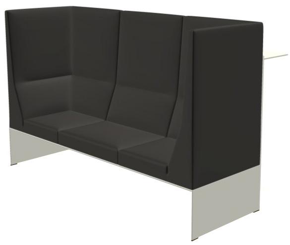 Corner Lounge with Bar Element & Side
