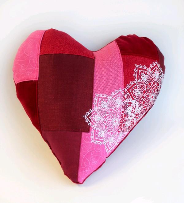 Valentine Patchwork Pillow Valentine's Day is fast approaching, and you might be short on ideas. Roses? Chocolates? So done before.