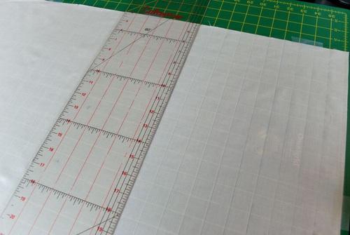 You may want to tape the main panel to your cutting mat to help keep it flat while you mark.