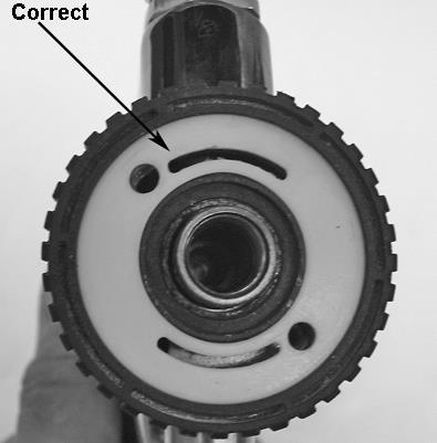 2. Insert the fan adjustment ring and air distributor plate. (#7 and #8).