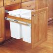 A 22-15/32" 25-15/32" Height: 25-15/32" Depth: 22-15/32" Wood pull-out includes 3 adjustable shelves with chrome rails. Maple frame with natural finish. 150 lb.