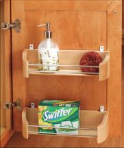 Premium Retrofit Sliding Cabinet Shelf Systems Wood Door Storage Trays Vertical Storage Rack Depth: 4-1/4" Height: 3-5/8" Width: 13-3/4" or 19-3/4" Depth: 4" Height: 8" Constructed of