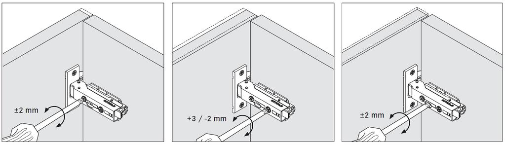 INSTALLATION TIPS INSTALLING HINGES Follow diagram and instructions below.