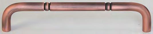 Solid brass, shown in Oil Rubbed Bronze 822 Series 6 to 30 1 7/8 3/4 Custom lengths available.