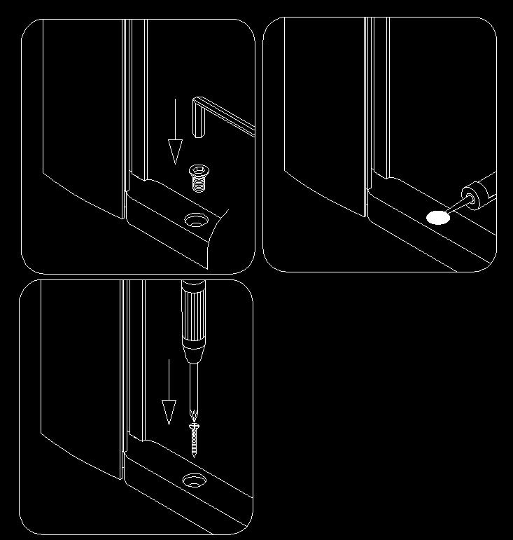 8. Open the Glass door (0). See Fig. 8 for details. Fig. 8 9.
