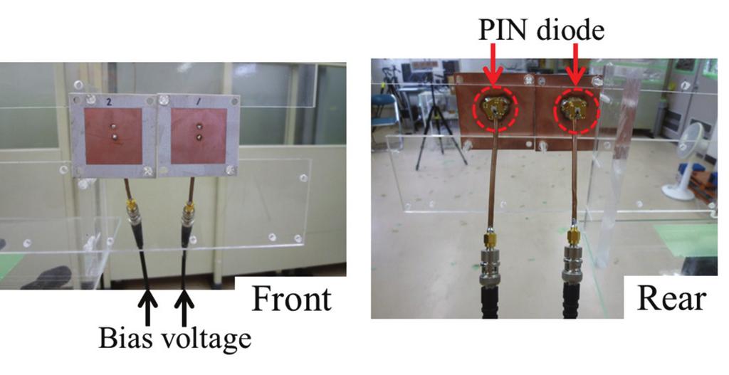 TERASAKI and HONMA: EXPERIMENTAL EVALUATION OF PASSIVE MIMO TRANSMISSION WITH LOAD MODULATION FOR RFID APPLICATION 1469 Fig. 6 Tag antenna. Fig. 7 tennas.